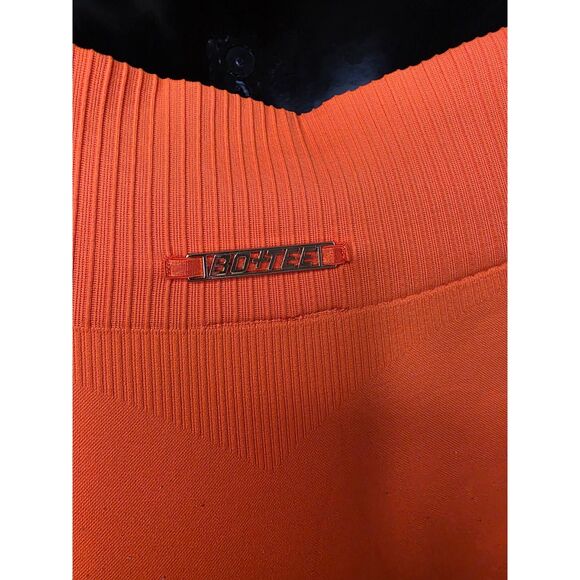 Bo + Tee Shorts and Sports Bra Matching Set Orange Small - Picture 4 of 6